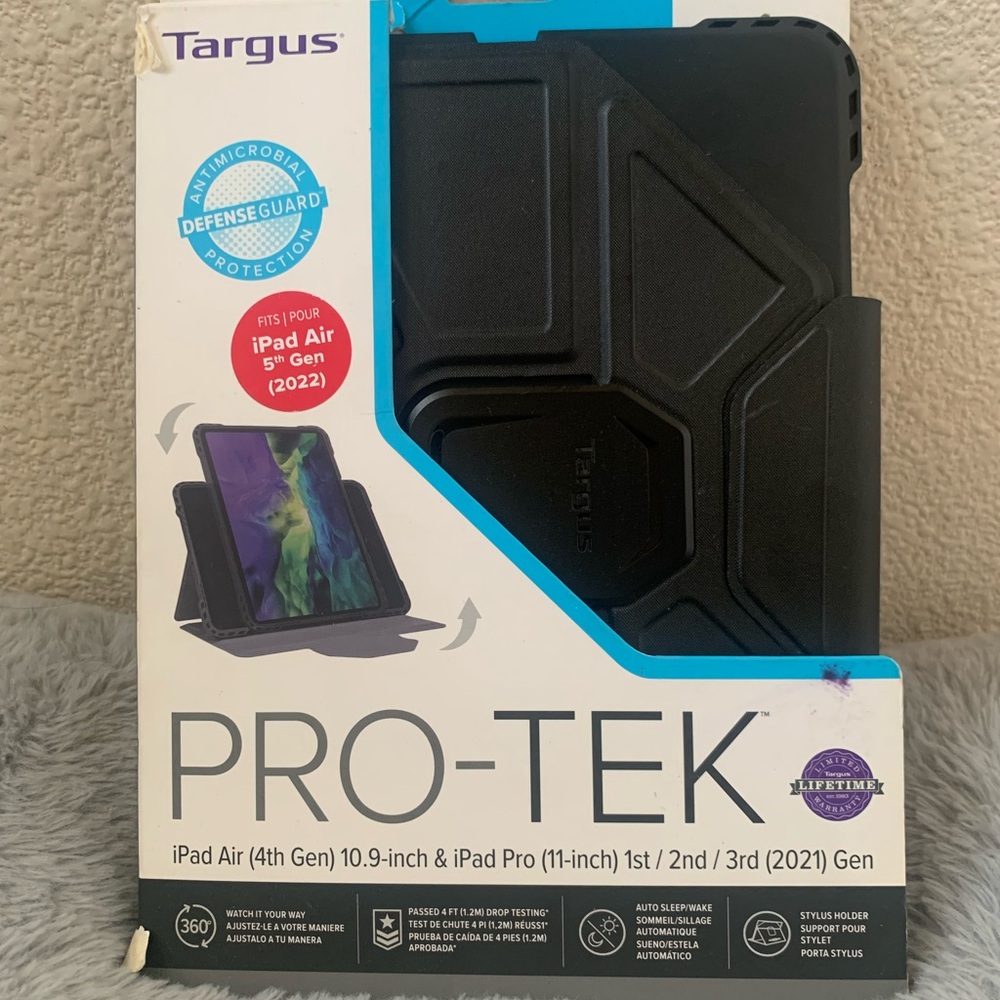 Targus Pro-Tek Black Tablet Case for iPad Air & Pro